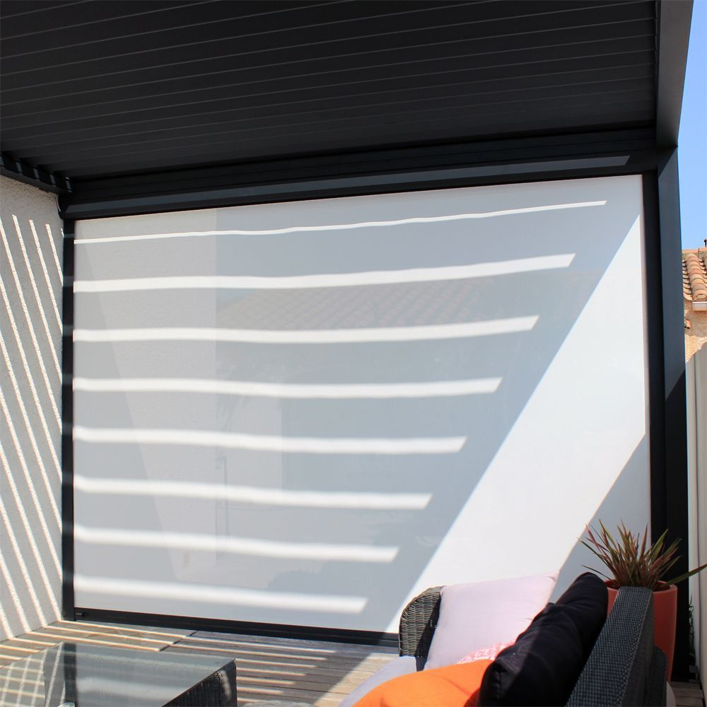 rideau roulant pergola