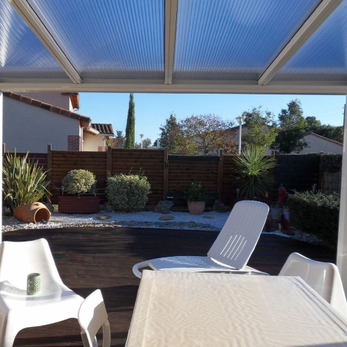 Pergola polycarbonate sur mesure en aluminium