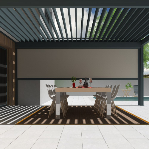 Pergola bioclimatique Architect en aluminium