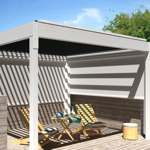 Pergola bioclimatique Architect autoportée en aluminium