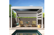 Pergola bioclimatique Architect autoportée en aluminium