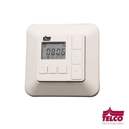 Télécommande murale volet roulant 4 canaux avec horloge