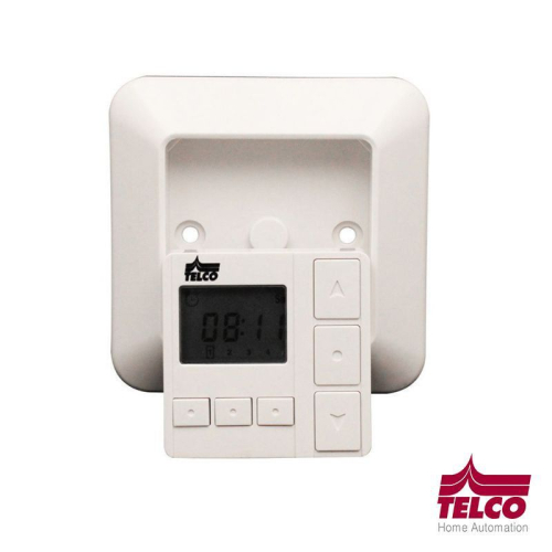 Télécommande murale volet roulant 4 canaux avec horloge