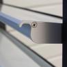 Claustra brise soleil orientable en aluminium