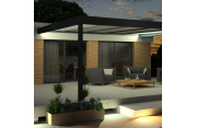 Pergola Architect en aluminium avec toit Isotoit® sur mesure