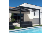 Pergola polycarbonate sur mesure en aluminium