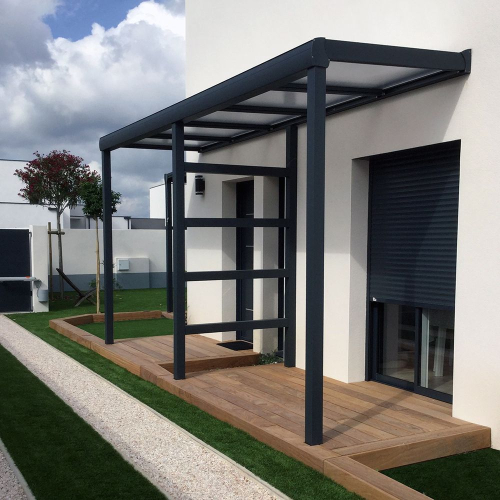 Pergola polycarbonate sur mesure en aluminium