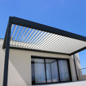 Pergola bioclimatique Architect perpendiculaire en aluminium