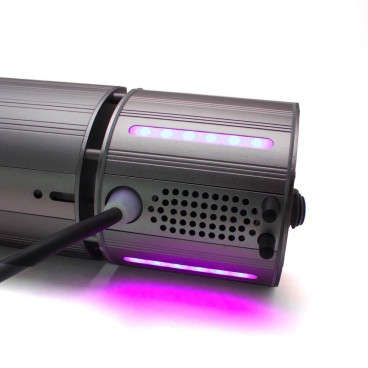 Chauffage radiant avec musique et LEDS intégrées - RAL7016