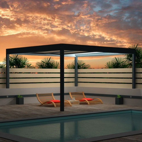 Pergola Architect Isotoit® autoportée en aluminium