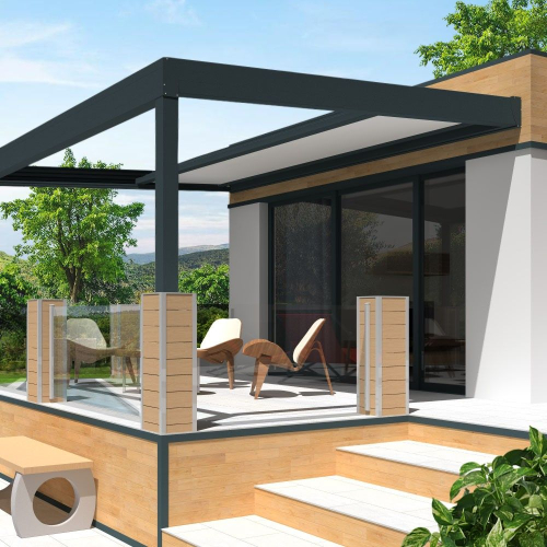 Pergola Allure Isotoit® à toit rétractable - 1