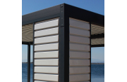 Claustra brise soleil orientable en aluminium