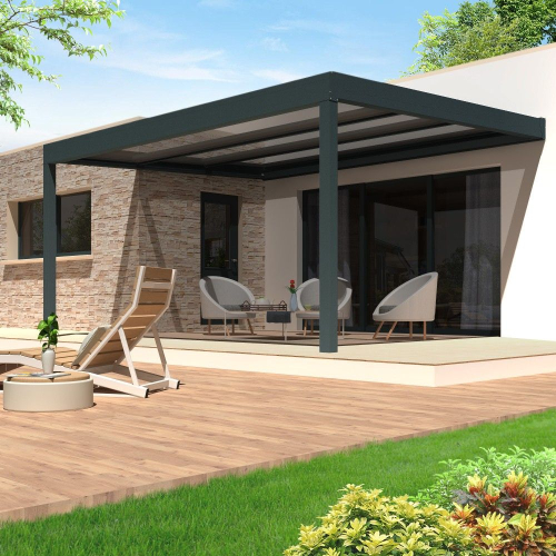 Pergola Allure Polycarbonate à toit rétractable