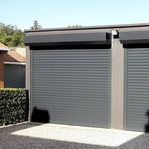 Porte de garage enroulable sur mesure en aluminium