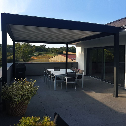 Pergola bioclimatique Architect autoportée en aluminium