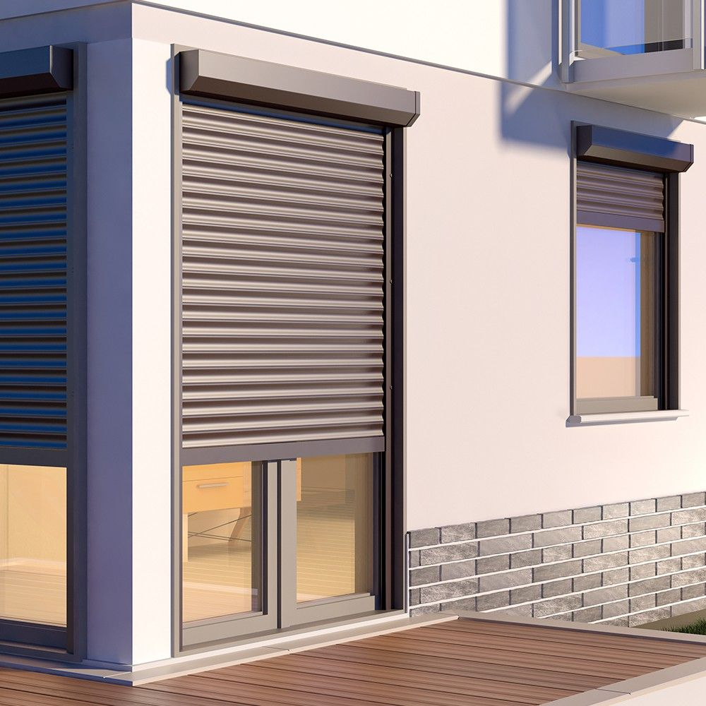 Volets Roulants Volet Roulant Sur Mesure Motorise Lames 45 Mm Alsol
