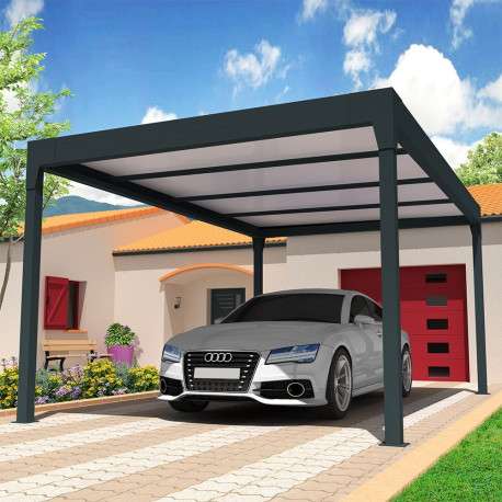 Carport Architect Isotoit® autoporté en aluminium - Alsol