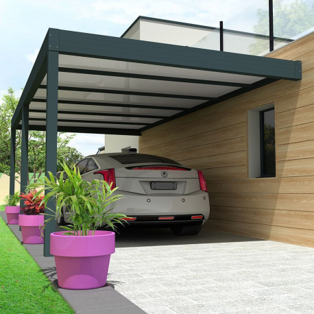 Carport Architect Isotoit® en aluminium - Alsol