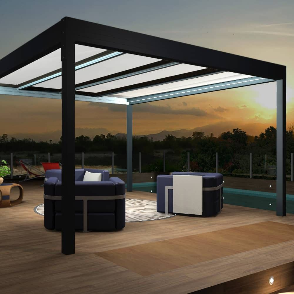 Pergola Architect Isotoit® autoportée en aluminium