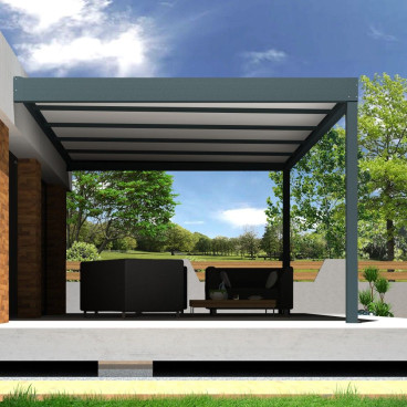 Pergola Architect en aluminium avec toit Isotoit® sur mesure