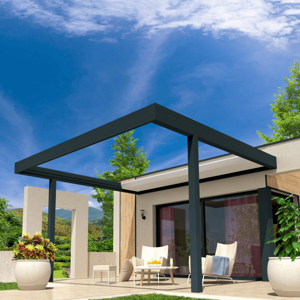 Pergola bioclimatique rétractable Prestige Alsol - 1