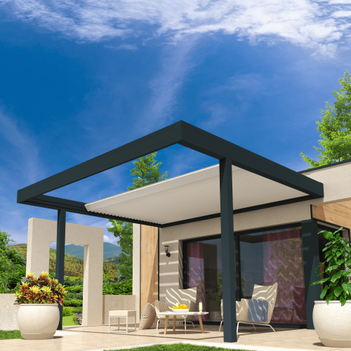 Pergola bioclimatique rétractable Prestige Alsol - 2