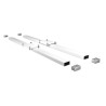 Barre de maintien store double pente HORTENSIA RAL9010