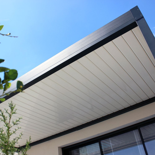 Pergola Bioclimatique Architect perpendiculaire 6.00 x 4.00 m
