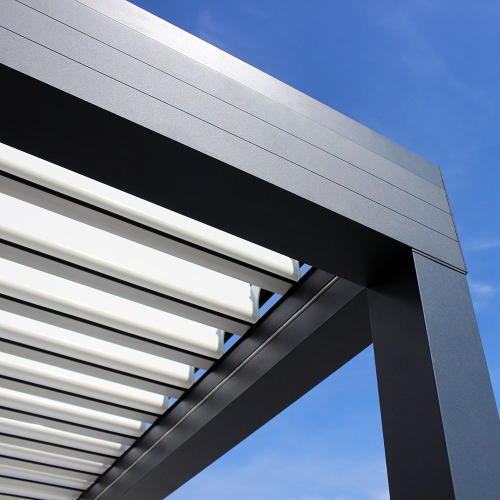 Pergola Bioclimatique Architect perpendiculaire 6.00 x 4.00 m