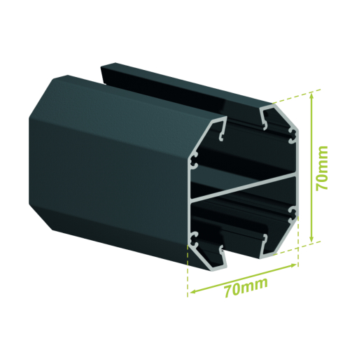 Poteau standard clôture 1m80 Alsol - 2