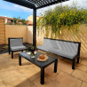 Un ensemble Pergola + Mobilier de Jardin en parfait accord