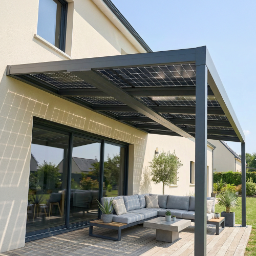 Pergola solaire photovoltaïque Design Alsol - 2