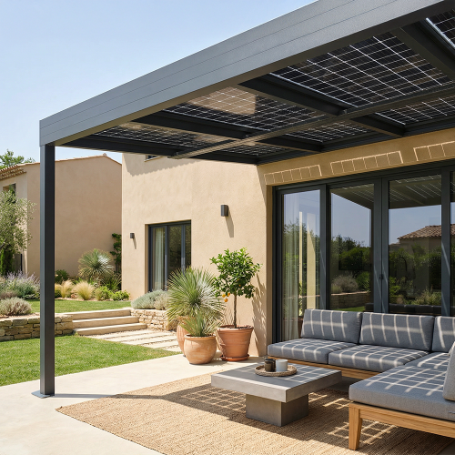Pergola solaire photovoltaïque Design Alsol - 3