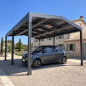 Carport solaire photovoltaïque Design Autoportée 2 pentes - ALSOL