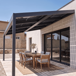 Pergola solaire photovoltaïque Design - ALSOL