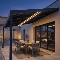 Pergola solaire photovoltaïque Design - ALSOL