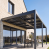 Pergola solaire photovoltaïque Lounge Portrait - ALSOL