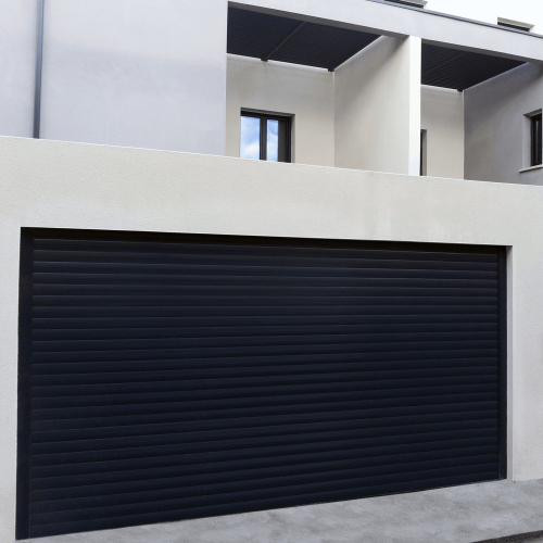 Porte de garage enroulable sur mesure en aluminium