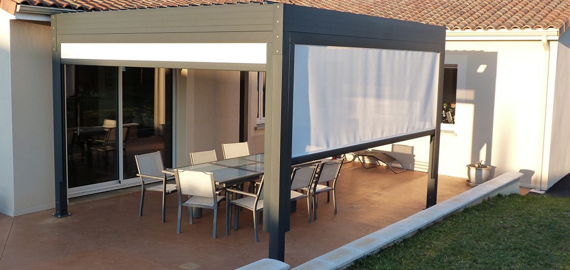 Pergola bioclimatique sur mesure