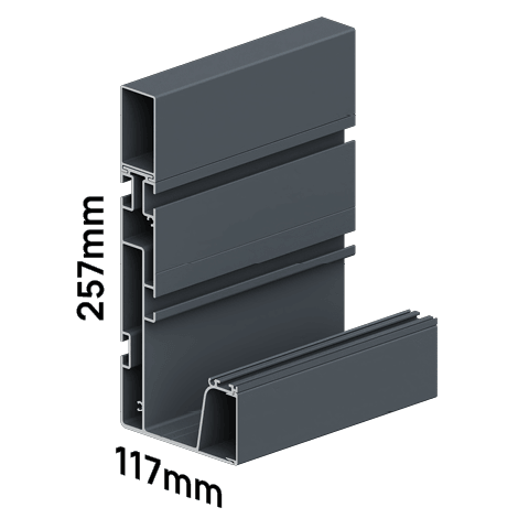 Chevron 117x257mm