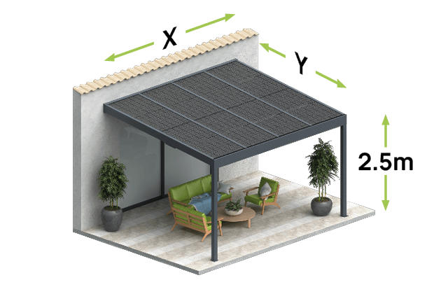 Pergola Design H 1 module