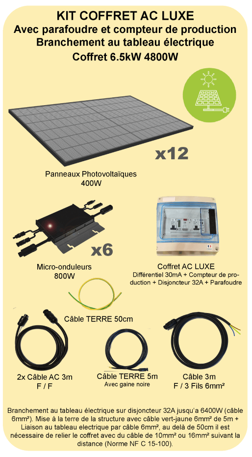 composition kit solaire 12 panneaux