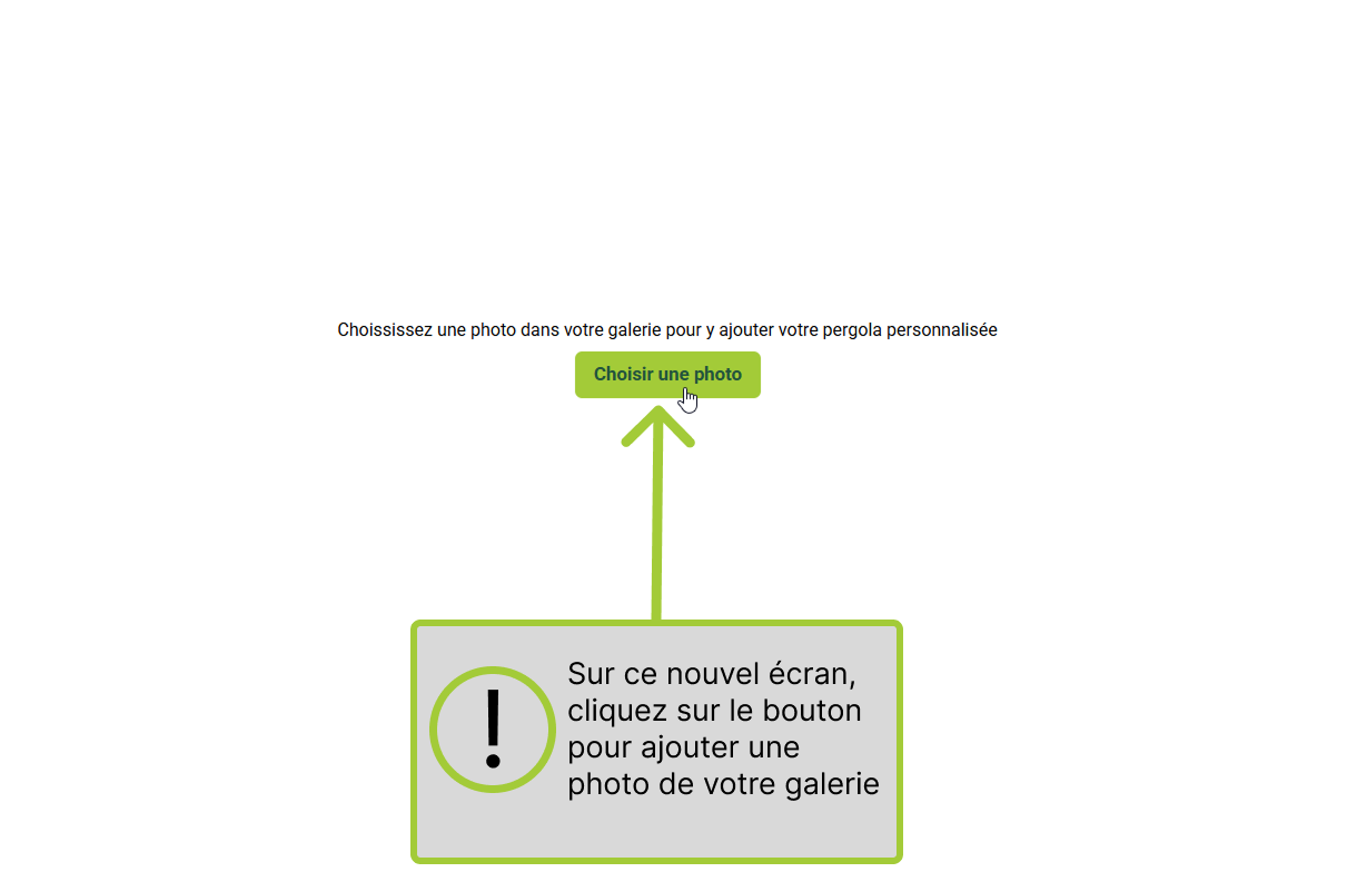 Choix de la photo d'arrière plan