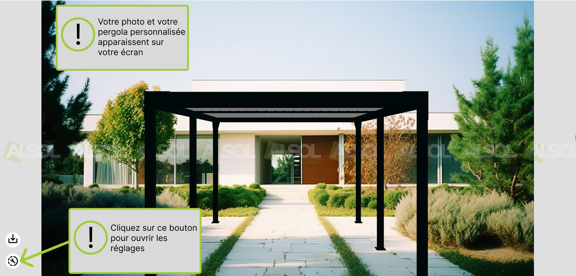 dimensions de votre projet
