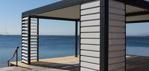 Pergola téléski nautique du Barcarès