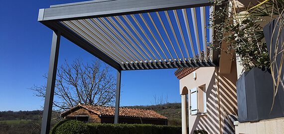 Pergola Architect pied déporté