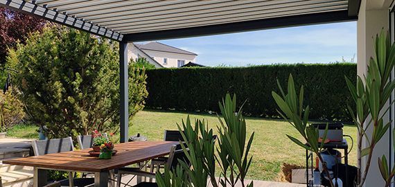 Pergola Lounge perpendiculaire