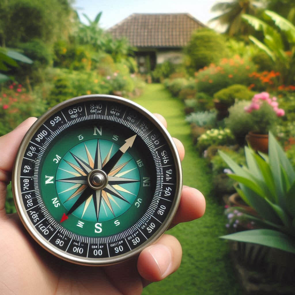 boussole jardin