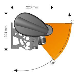 Encombrements du store banne semi coffre Gardénia