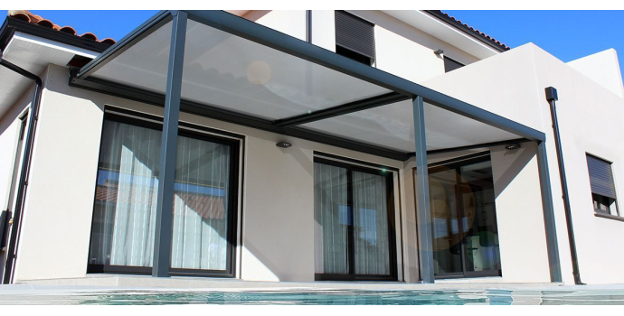 Une pergola à toile rétractable